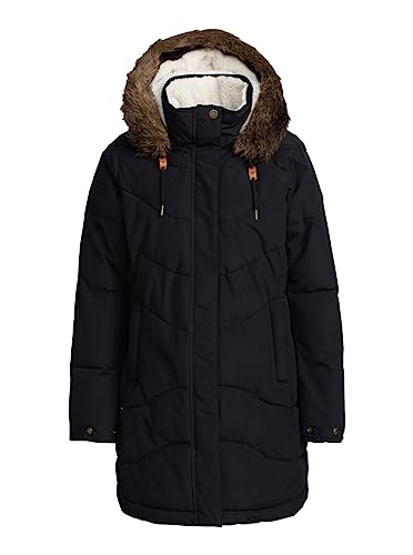 Roxy Ellie - Lange Winterjacke für Frauen Schwarz von Roxy