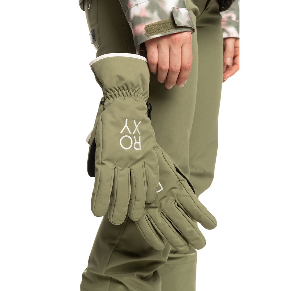 Roxy Freshfields Gloves Grün XL Frau von Roxy