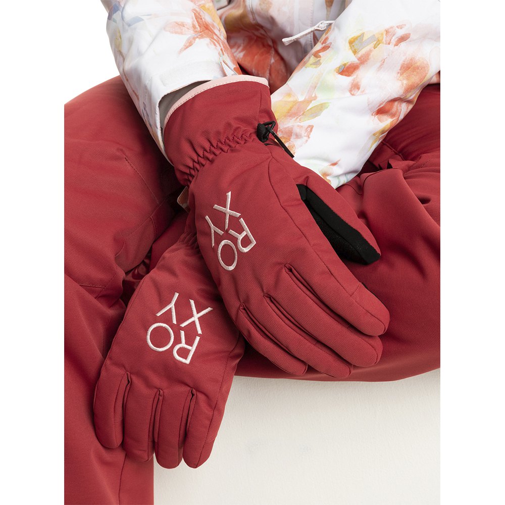 Roxy Freshfields Gloves Rot M Frau von Roxy