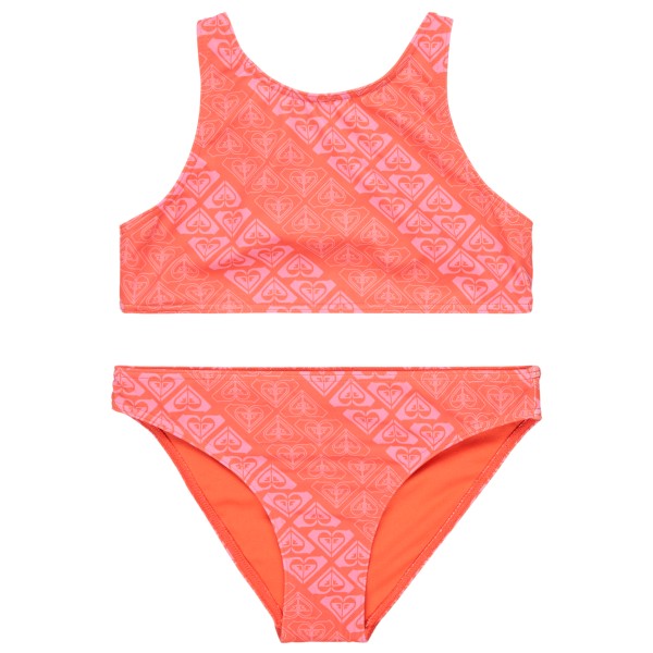 Roxy - Girl's Heart N Soul Crop Top Set - Bikini Gr 10 Years rot von Roxy