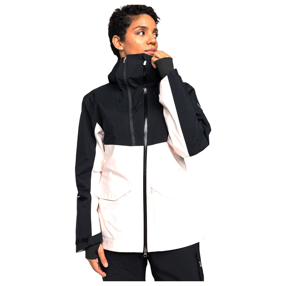 Roxy Gore Tex Stret Jacket Schwarz,Rosa L Frau Roxy Gore Tex Stret Jacket Schwarz,Rosa L Frau von Roxy