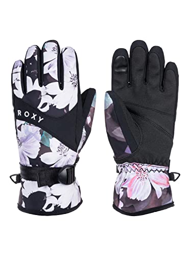 Roxy Jetty - Funktionelle Ski-/Snowboardhandschuhe für Mädchen 4-16 Schwarz von Roxy