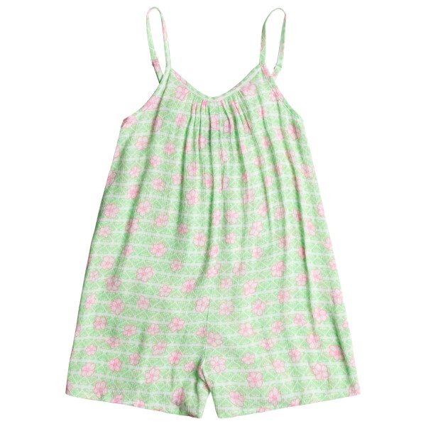 Roxy - Kid's Soulful Blooms Short Romper - Jumpsuit Gr 6 Years grün von Roxy