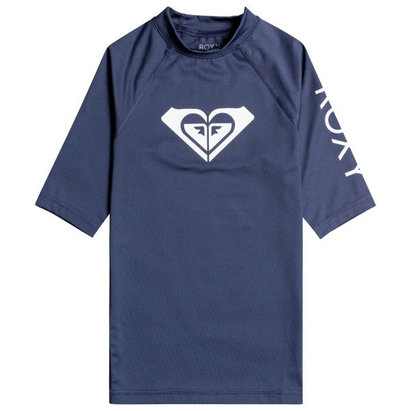 Roxy - Kid's Wholehearted S/S - Lycra Gr 10 Years;12 Years;14 Years;16 Years;6 Years;8 Years blau;rosa von Roxy