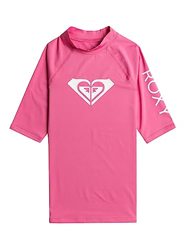 Roxy Wholehearted - Kurzärmliger Rashguard für Mädchen 8-16 Rosa von Roxy