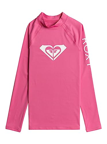 Roxy Whole Hearted - Langärmliger Rashguard mit UPF 50 für Mädchen 8-16 Rosa von Roxy