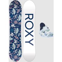 Roxy Poppy Package + Poppy XS 2024 Snowboard-Set uni von Roxy