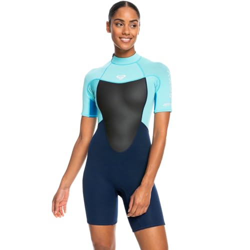 2023 Roxy Damen Prologue Neoprenanzug, 2 mm, Reißverschluss hinten, Gute Laune, leicht dehnbar 2023 Roxy Damen Prologue Neoprenanzug, 2 mm, Reißverschluss hinten, Gute Laune, leicht dehnbar von Roxy