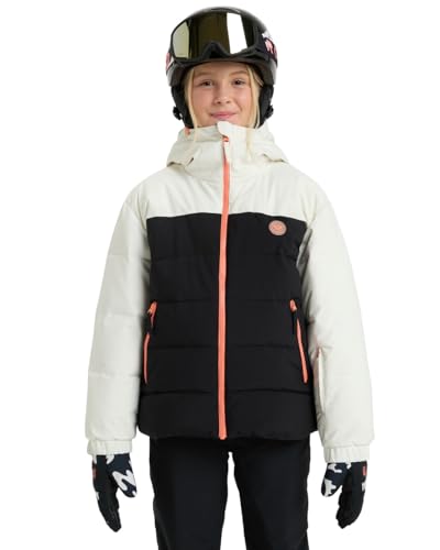 Roxy Snow Jacket Snowyhill Puffy Girl Jacket Girl's White 16 von Roxy