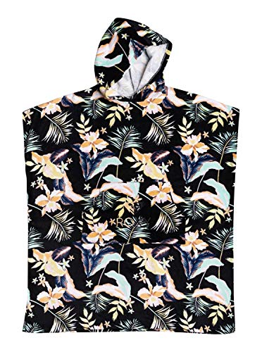 Roxy Stay Magical Printed - Surf-Poncho-Handtuch mit Kapuze für Frauen, Baumwolle,Schwarz Roxy Stay Magical Printed - Surf-Poncho-Handtuch mit Kapuze für Frauen, Baumwolle,Schwarz von Roxy