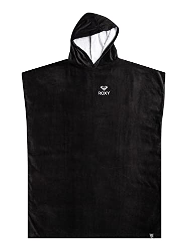 Roxy Sunny Joy - Poncho-Handtuch mit Kapuze für Frauen Schwarz Roxy Sunny Joy - Poncho-Handtuch mit Kapuze für Frauen Schwarz von Roxy