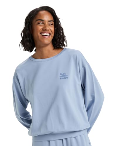 Roxy Surfing by Moonlight Fleecepullover, Blau, XS Roxy Surfing by Moonlight Fleecepullover, Blau, XS von Roxy