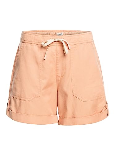 Roxy Sweetest Life - Casual-Shorts mit elastischem Bund für Frauen Beige von Roxy