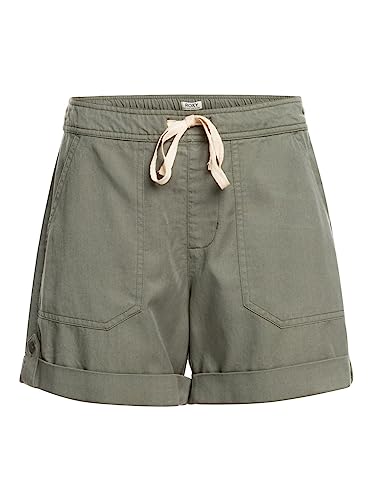 Roxy Sweetest Life - Casual-Shorts mit elastischem Bund für Frauen Grün von Roxy