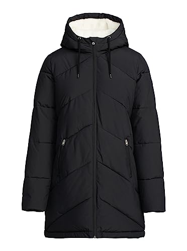 Roxy Better Weather - Länger geschnittene Steppjacke mit Kapuze für Frauen Schwarz Roxy Better Weather - Länger geschnittene Steppjacke mit Kapuze für Frauen Schwarz von Roxy