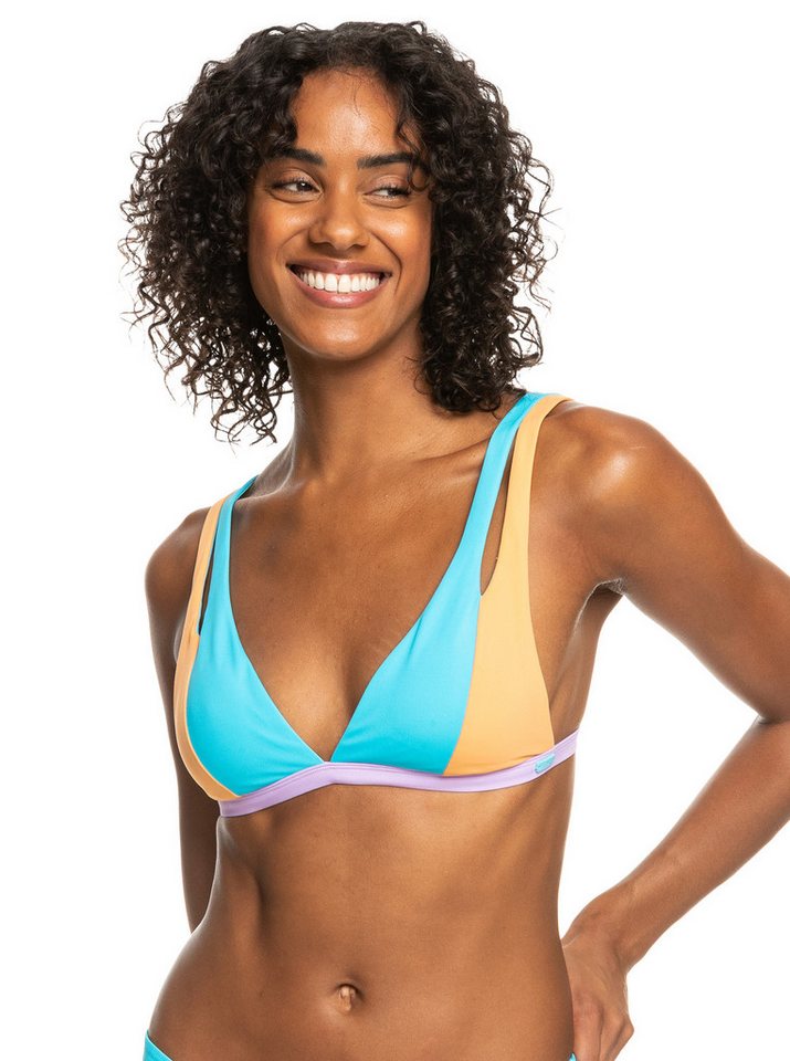 Roxy Triangel-Bikini-Top Colorblock Party Roxy Triangel-Bikini-Top Colorblock Party von Roxy