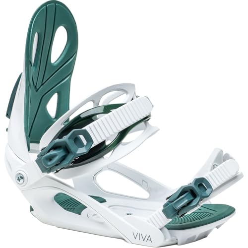 Roxy Viva Damen Snowboard-Bindungen, S/M: US W 4-7, Weiß von Roxy