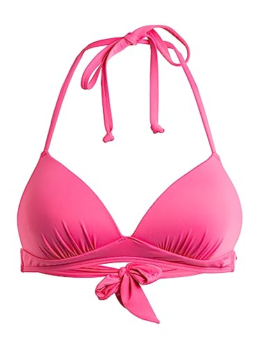 Roxy Beach Classics - Vorgeformtes Triangle-Bikinioberteil für Frauen Rosa von Roxy