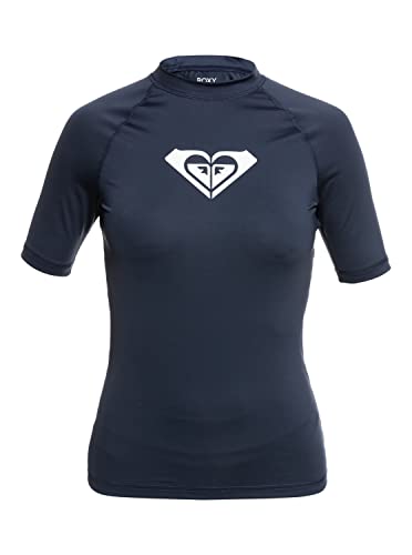 Roxy Whole Hearted - Kurzärmliger Rashguard mit UPF 50 für Frauen Blau Roxy Whole Hearted - Kurzärmliger Rashguard mit UPF 50 für Frauen Blau von Roxy