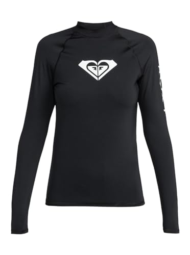 Roxy Whole Hearted - Langärmliger Rashguard mit UPF 50 für Frauen Schwarz Roxy Whole Hearted - Langärmliger Rashguard mit UPF 50 für Frauen Schwarz von Roxy