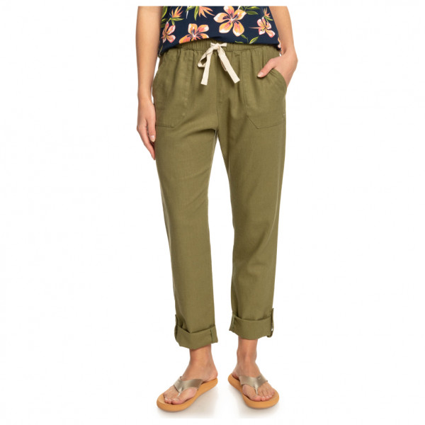 Roxy - Women's On The Seashore Linen Cargo Trousers - Freizeithose Gr XXL oliv Roxy - Women's On The Seashore Linen Cargo Trousers - Freizeithose Gr XXL oliv von Roxy