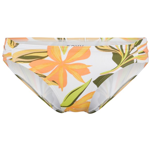 Roxy - Women's Printed Beach Classics Moderate - Bikini-Bottom Gr S weiß von Roxy