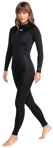 Roxy Women's Prologue 3/2mm Back Zip Full Wetsuit - Black - 8 von Roxy