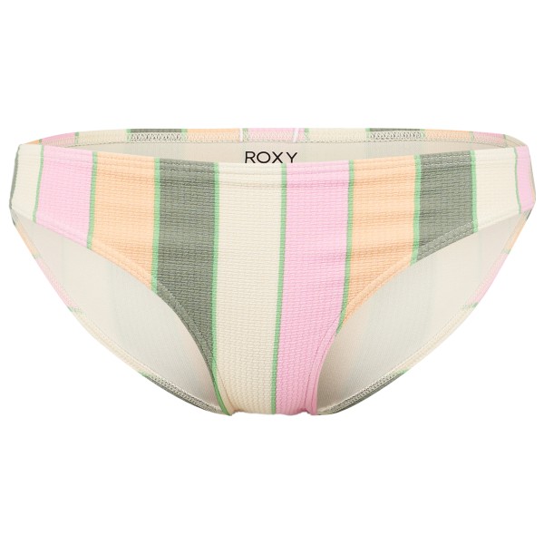 Roxy - Women's Vista Stripe Bikini - Bikini-Bottom Gr L weiß von Roxy