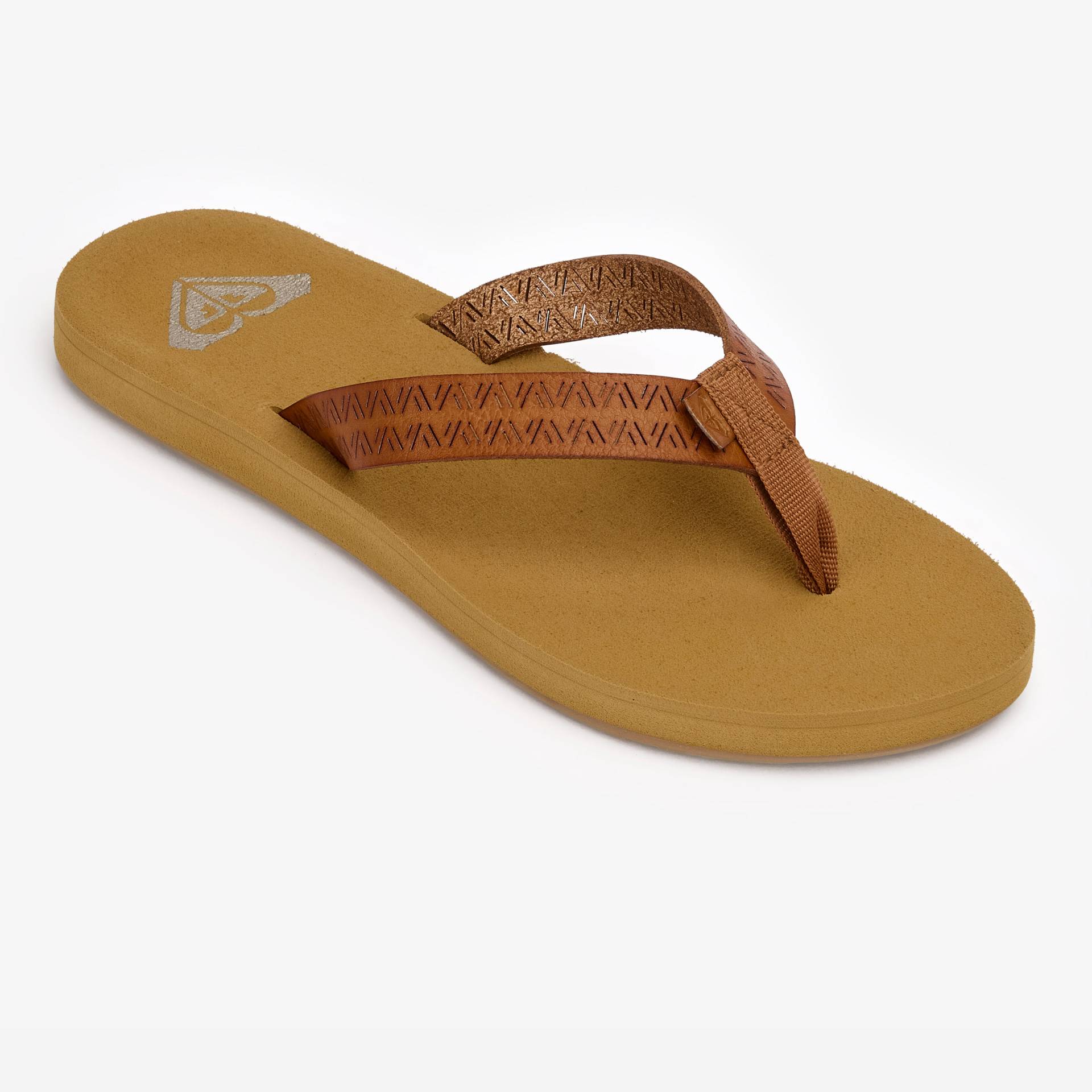 Zehensandalen Damen Roxy Porto braun von Roxy