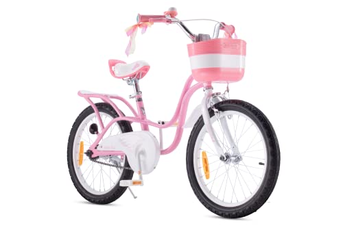 Royal Baby Girls Swan Kinderfahrrad, Rosa, 18 Zoll Fahrrad von Royal Baby