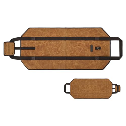 Rqrdww Kaminholzträger für Kaminholz, Kaminholzträger mit Griffen, Kaminholzhaltertasche, Schwerlast Holzträger, Brennholzträger, Kaminholztragetasche, Wasserabweisender Kaminholzträger, von Rqrdww