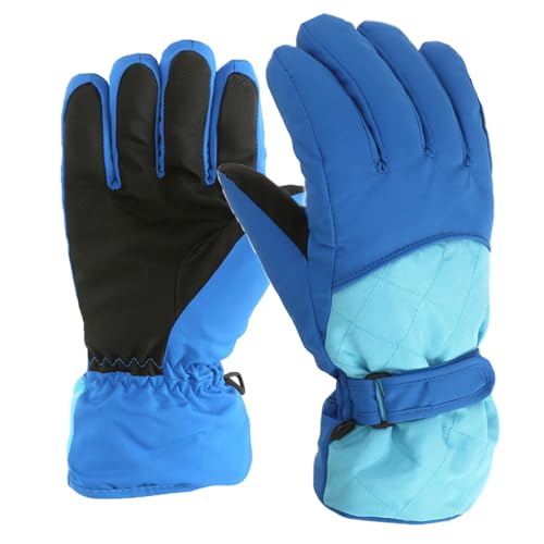 Rrongwn Fahrrad Handschuhe Kinder Strick Handschuhe Winter Schneehandschuhe Skihandschuhe Radfahren Snowboarden Winterhandschuhe Dicke Isolierte Sporthandschuhe von Rrongwn