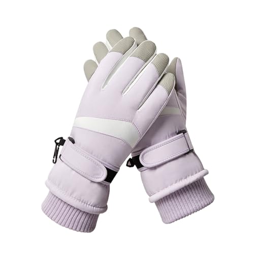 Rrongwn Handschuhe Damen Thermo Touchscreen Handschuhe Winter Schneehandschuhe Skihandschuhe Winddicht Fahrradhandschuhe Warme Laufhandschuhe Winterhandschuhe Fingerhandschuhe von Rrongwn