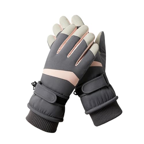 Rrongwn Handschuhe Damen Thermo Touchscreen Handschuhe Winter Schneehandschuhe Skihandschuhe Winddicht Fahrradhandschuhe Warme Laufhandschuhe Winterhandschuhe Fingerhandschuhe von Rrongwn