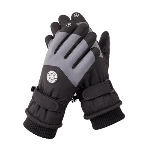 Rrongwn Laufhandschuhe Herren Winter Touchscreen Handschuhe Für Skifahren Wasserdicht Warme Winterhandschuhe Warme Skihandschuhe Radfahren Snowboarden von Rrongwn