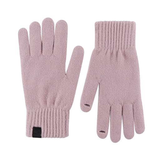 Rrongwn Strickhandschuhe Damen Winter Touchscreen Handschuhe Für Skifahren Fahrrad Winter Strickhandschuhe Dicke Isolierte Sporthandschuhe Winter Schneehandschuhe Skihandschuhe von Rrongwn