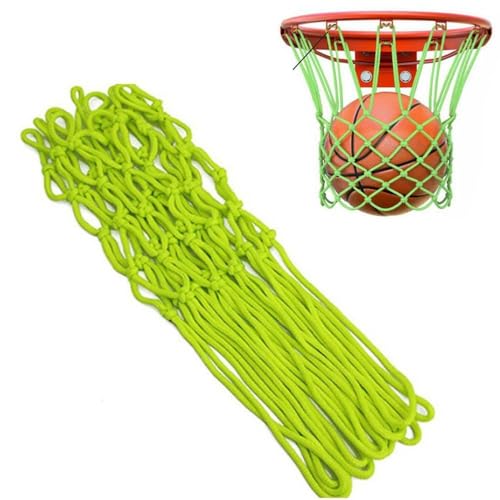 Grünes fluoreszierendes Basketballnetz, Standard-Sport, fluoreszierend, Nacht, Ersatzkorb, Ball, Basketballzugang, F1s1 Netz von Rtyweth