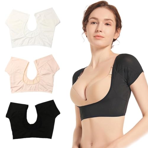 Rtyweth Achselschweißweste, Unterarm-Schweißweste für Damen und Mädchen, Achsel-Schweißschutz, schweißfest, waschbar, Protektoren, Armschutz, Achsel-Block, Unterarmschutz, für Schweißunterhemden, Arme Rtyweth Achselschweißweste, Unterarm-Schweißweste für Damen und Mädchen, Achsel-Schweißschutz, schweißfest, waschbar, Protektoren, Armschutz, Achsel-Block, Unterarmschutz, für Schweißunterhemden, Arme von Rtyweth
