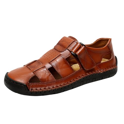 Deals, Sandalen Herren Sommer Leicht Beach Outdoor Sportschuhe Sommerschuhe Jogging Sportlich Herrenschuhe Herrensandalen Leder Bequem Hausschuhe Schuhe Casual Wanderschuhe Trekkingschuhe, Braun, 45 Deals, Sandalen Herren Sommer Leicht Beach Outdoor Sportschuhe Sommerschuhe Jogging Sportlich Herrenschuhe Herrensandalen Leder Bequem Hausschuhe Schuhe Casual Wanderschuhe Trekkingschuhe, Braun, 45 von RuFengz