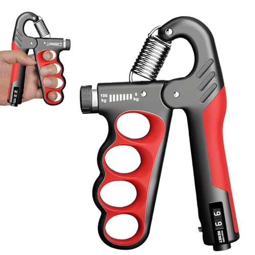 Ruayia Handtrainer, Griffkraft Trainer für Fitness Krafttraining, Griffkraft Trainer, Sportler und Handtrainer Fingertraine - Rot Ruayia Handtrainer, Griffkraft Trainer für Fitness Krafttraining, Griffkraft Trainer, Sportler und Handtrainer Fingertraine - Rot von Ruayia