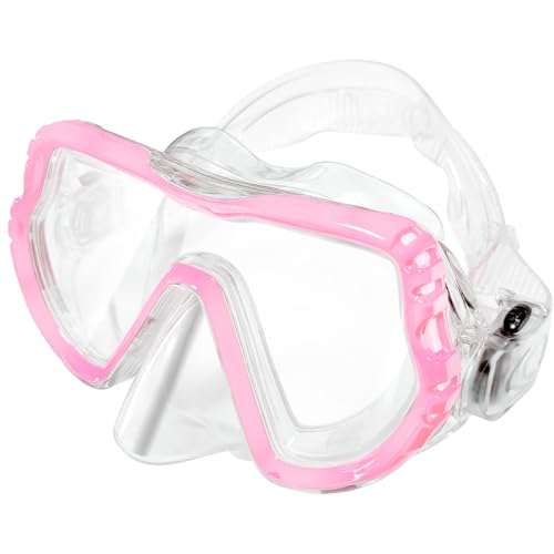 Ruayia Taucherbrille mit Nasenschutz Schwimmbrille Schnorchelmaske Kinder 180° Panorama Anti Nebel Anti-Leck - Rosa Ruayia Taucherbrille mit Nasenschutz Schwimmbrille Schnorchelmaske Kinder 180° Panorama Anti Nebel Anti-Leck - Rosa von Ruayia