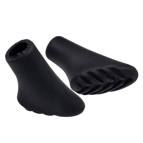 Ruayia Gummipuffer Ersatzfüße 1 Paar - Walking Gummipuffer Pad - 2 Stücke Gummipuffer Walkingstöcke für alle gängigen Wanderstock, Trekkingstöcke, Walking Stöcke Gummipuffer Asphaltpads Ruayia Gummipuffer Ersatzfüße 1 Paar - Walking Gummipuffer Pad - 2 Stücke Gummipuffer Walkingstöcke für alle gängigen Wanderstock, Trekkingstöcke, Walking Stöcke Gummipuffer Asphaltpads von Ruayia