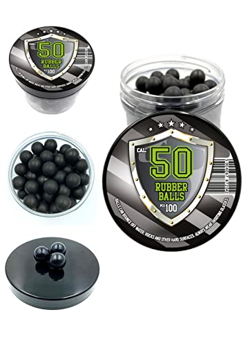 Rubber Balls in .50 Caliber 100 x Hochwertige 1,6 Gramm Hart Gummi Kugeln Reusable Paintballs für Selbst- und Heimverteidigung Training Pistolen in 50 Kaliber Rubber Balls in .50 Caliber 100 x Hochwertige 1,6 Gramm Hart Gummi Kugeln Reusable Paintballs für Selbst- und Heimverteidigung Training Pistolen in 50 Kaliber von Rubber Balls