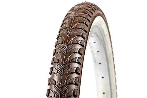 24 Zoll Fahrrad Reifen MITAS 24x1.95 Tourenräder Citybikes 50-507 Braun Weiss 24 Zoll Fahrrad Reifen MITAS 24x1.95 Tourenräder Citybikes 50-507 Braun Weiss von Rubena