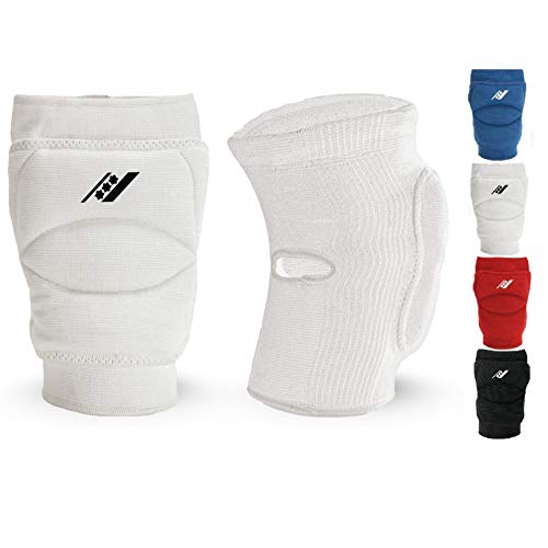 Rucanor Smash Knieschoner, 2 Stück Knieschutzer für Sport, Kniepolster mit Seitenaufprallsystem, Polyster, Unisex, S, Weiß Rucanor Smash Knieschoner, 2 Stück Knieschutzer für Sport, Kniepolster mit Seitenaufprallsystem, Polyster, Unisex, S, Weiß von Rucanor