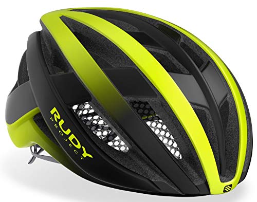 Rudy Project Venger Road Helm schwarz/gelb Kopfumfang L | 59-62cm 2022 Fahrradhelm von Rudy Project