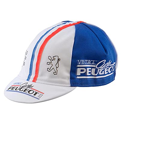 Straße des Fahrrad – Cap Cycling Peugeot – Weiß/Blau – 489795 von Rue du Vélo