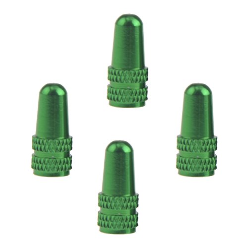 4 x Road Fahrrad CNC Alu Presta Ventilkappen, grün 4 x Road Fahrrad CNC Alu Presta Ventilkappen, grün von Ruifu