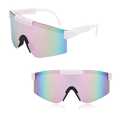 Ruikdly Schnelle Brille Rave Sonnenbrille Herren Polarisiert Fahrradbrille Winddicht Sportbrille Herren Fahrradbrille Damen von Ruikdly