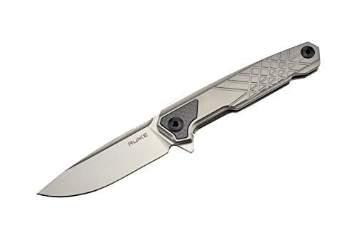 Ruike Unisex-Adult M875-TZ Folding Knife, Silber, 3,5´´ Ruike Unisex-Adult M875-TZ Folding Knife, Silber, 3,5´´ von Ruike